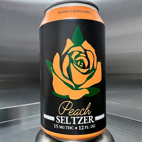 Rose Cannabis Peach Seltzer - -